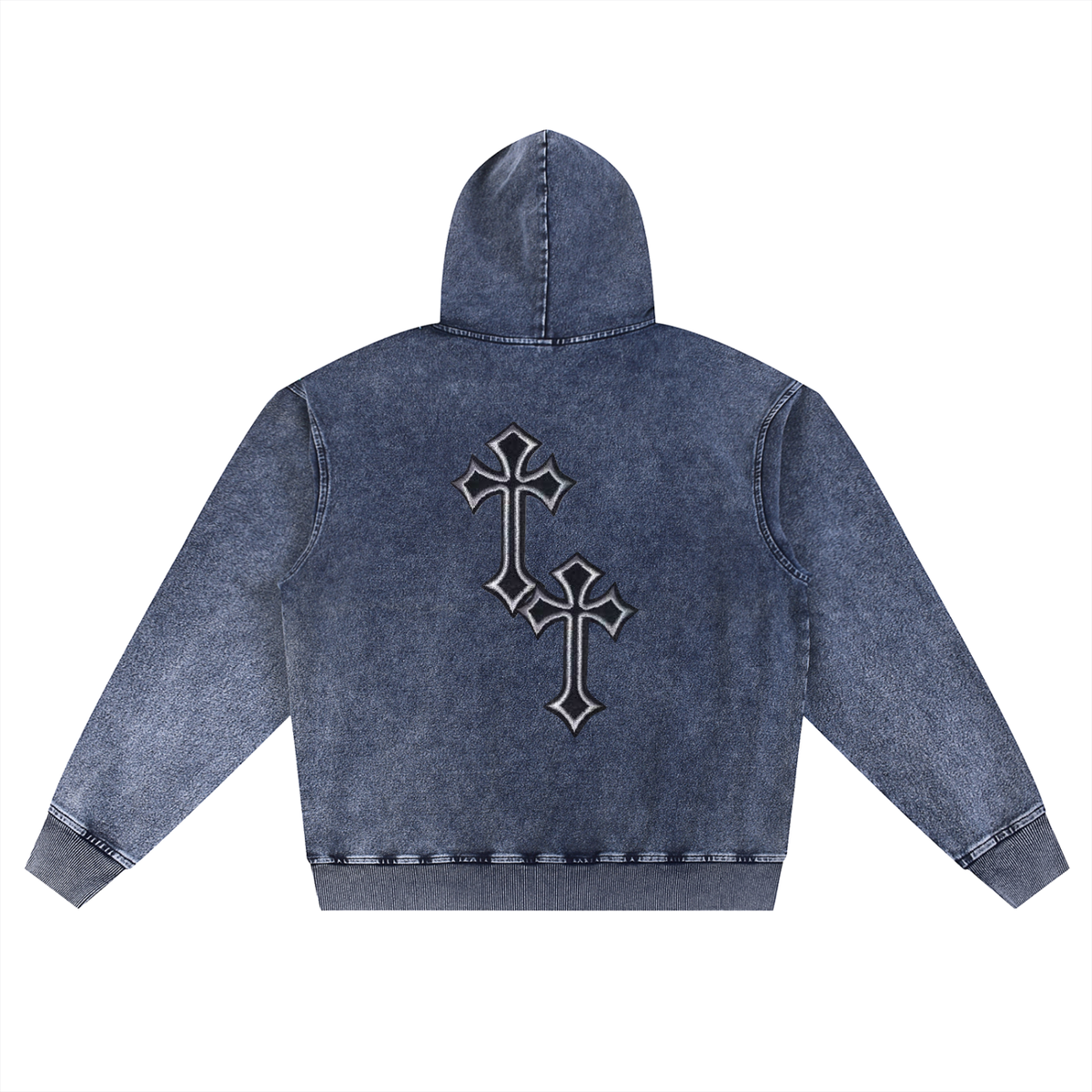 Slikz Snow Wash Oversized Hoodie