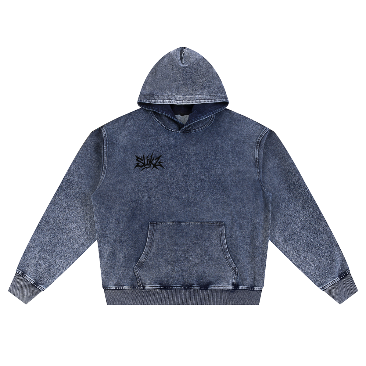 Slikz Snow Wash Oversized Hoodie