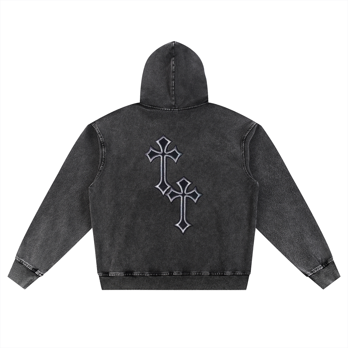 Slikz Snow Wash Oversized Hoodie